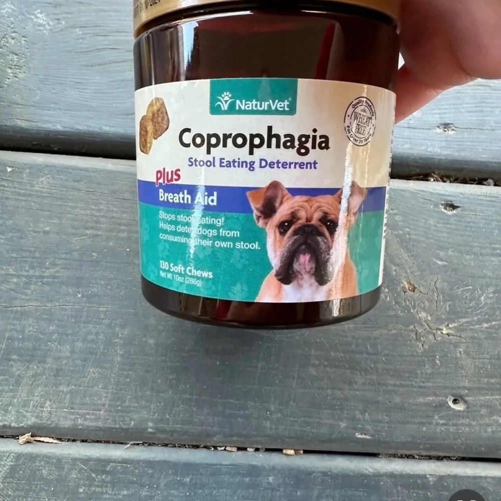 Coprophagia Stool Eating Deterrent for Dogs - Brown